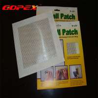 DRYWALL CEILING WALL REPAIR PATCH 6" x 6" SELF-ADHESIVE PERF ALUMINUM MESH